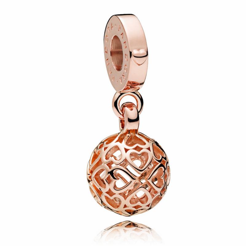 Pandora Rose™ Harmonious Hearts Dangle Charm - Pandora Rose - Canada | LE6536KI